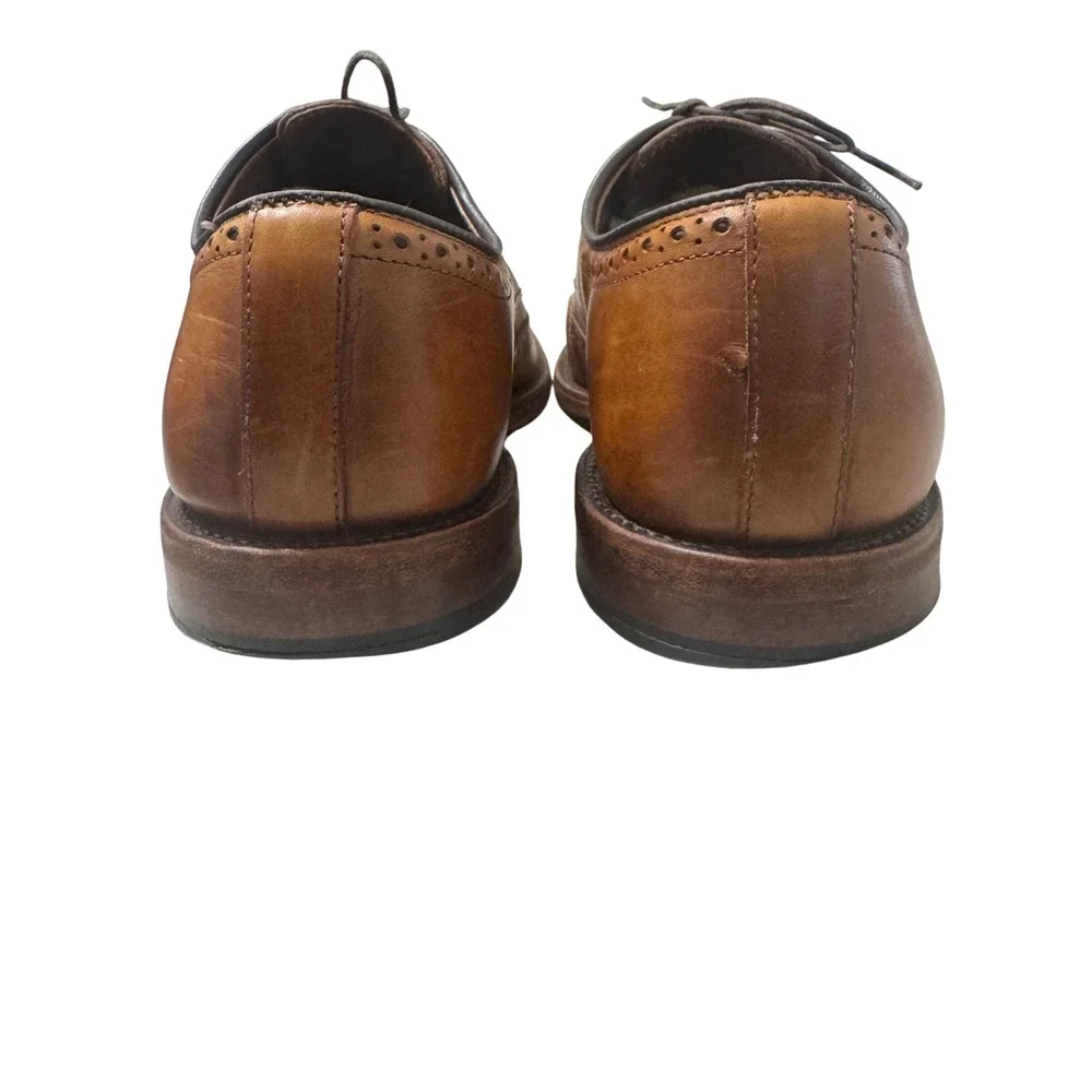 Allen Edmonds Bel Air Wingtip Oxfords Mens 10 D Brown Leather Dress Shoes Good